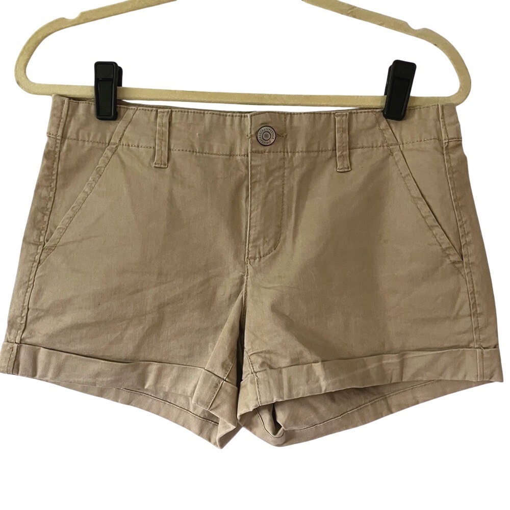 Aeropostale short shorts navy and khaki size‎ 6 preppy summer